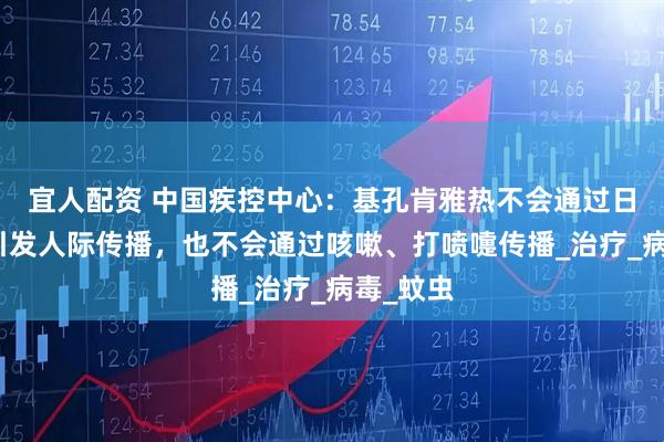 宜人配资 中国疾控中心：基孔肯雅热不会通过日常接触引发人际传播，也不会通过咳嗽、打喷嚏传播_治疗_病毒_蚊虫